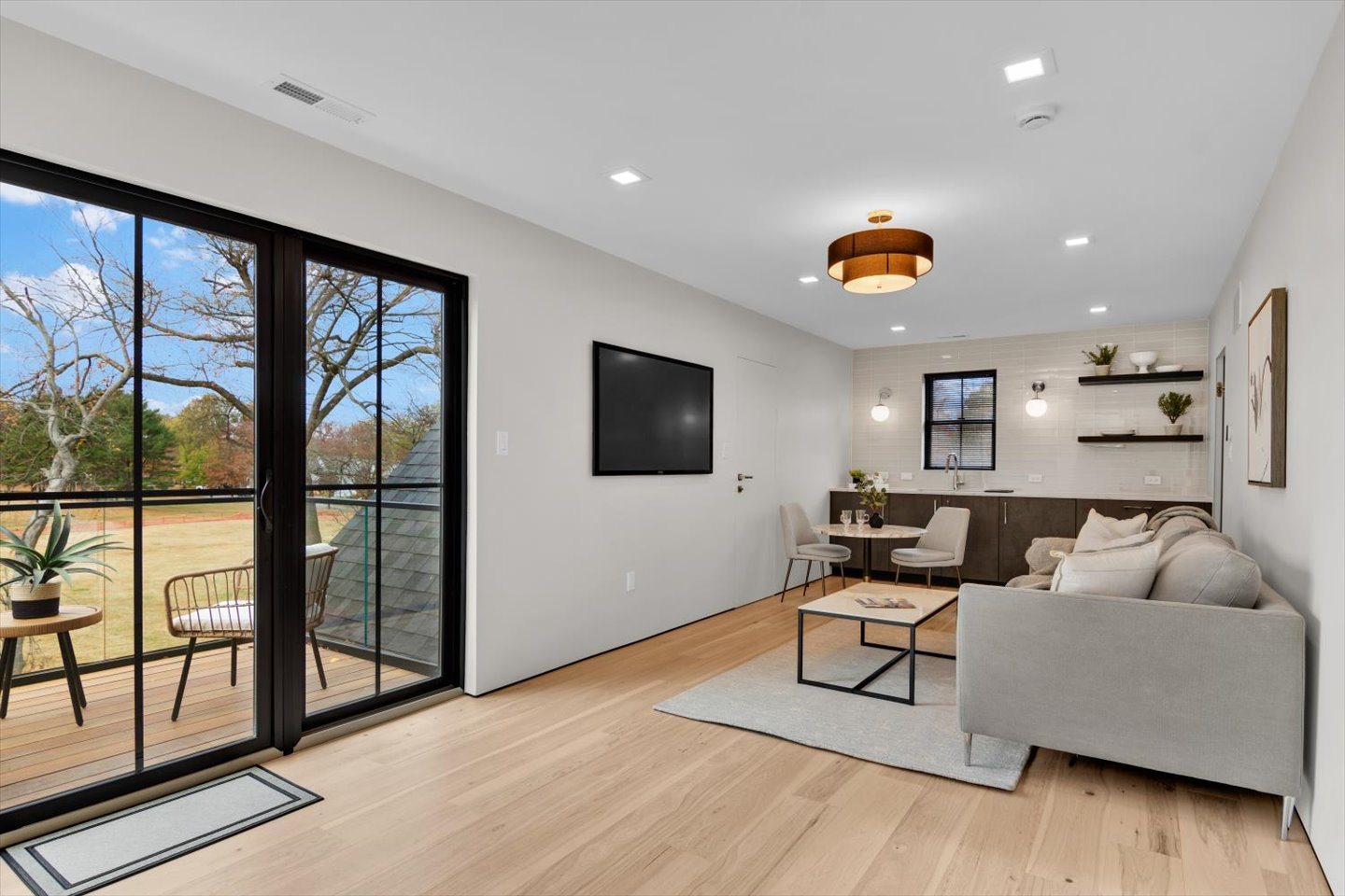 Guest Suite Living Staged